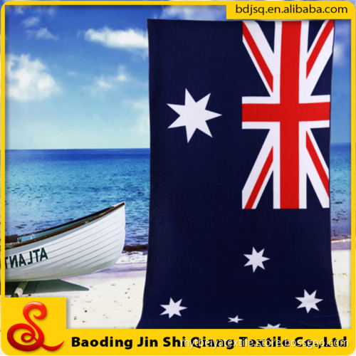 Cheap Custom 100% Microfiber Beach Towel With Printing